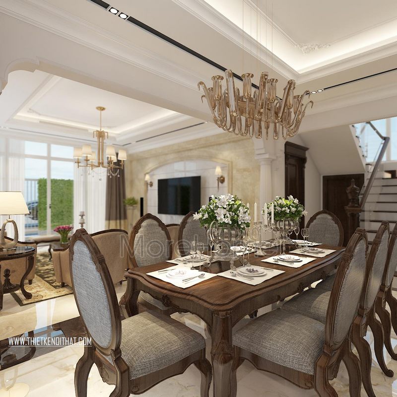 Thiết kế phòng bếp biệt thự FLC Thanh Hóa